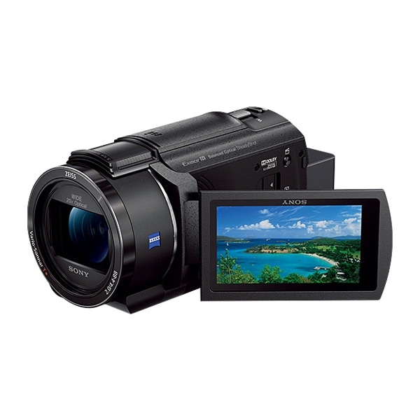 カラー…ブラック【ほぼ新品】SONY FDR-AX45A ブラック　デジタル　4K ビデオカメラ
