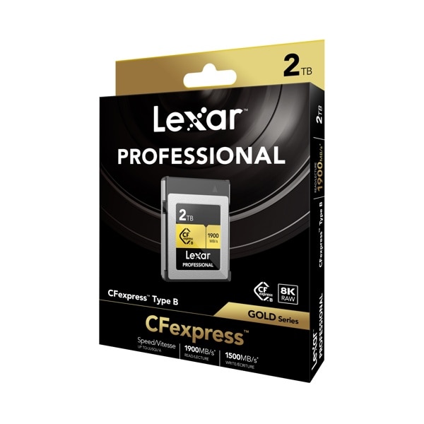 Lexar(レキサー) CFexpressカード Type-B GOLD 2TB LCXEXPR002T-RNENJ