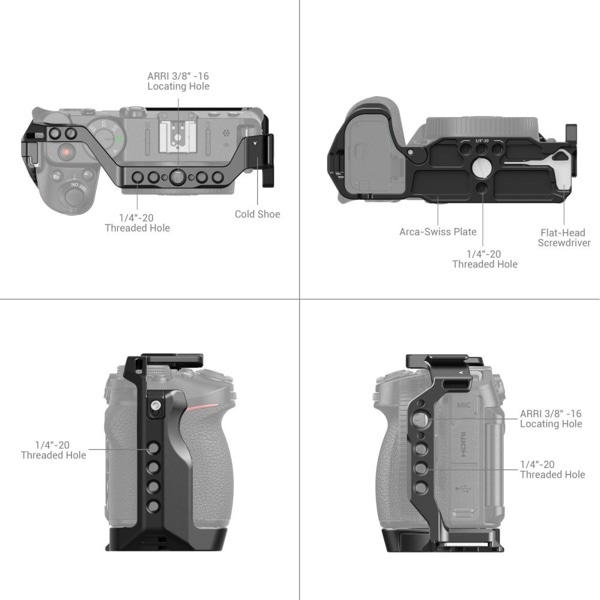 SmallRig(スモールリグ) Nikon Z30用ケージ 3858(Z30用ケージ ...