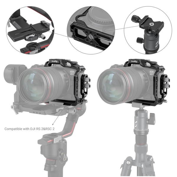 SmallRig(スモールリグ) Canon EOS R5/R6/R5 C“Black Mamba”ハーフ