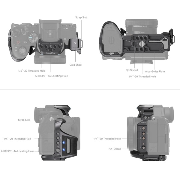 SmallRig(スモールリグ) SONY α7R V/α7 IV/α7S III用 