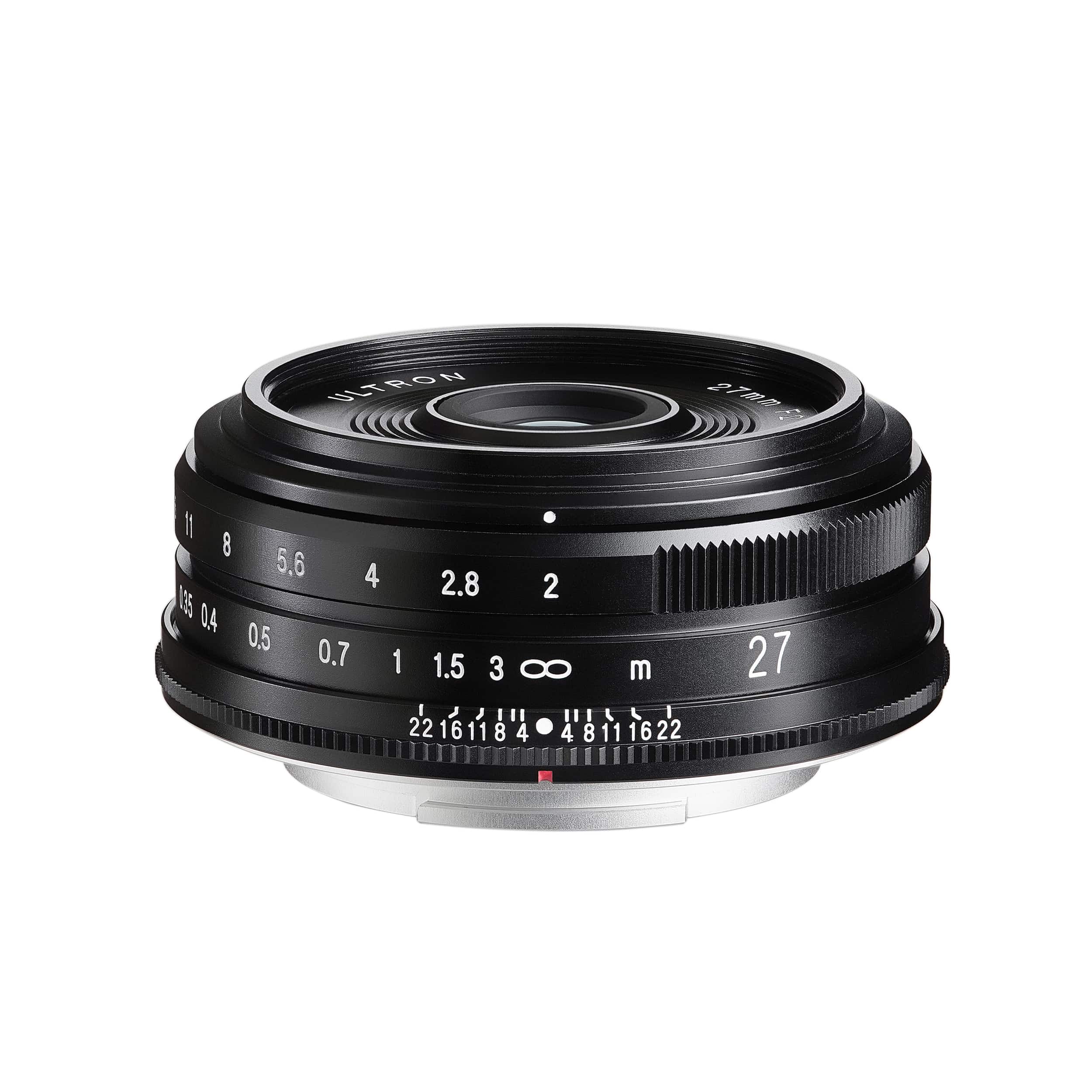 超美品 フォクトレンダー ULTRON 27mm F2 X-mount ブラック - レンズ 