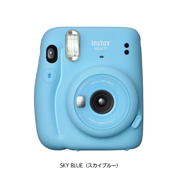 FUJIFILM(フジフイルム) チェキカメラ INS MINI 11 SKY BLUE 16655053