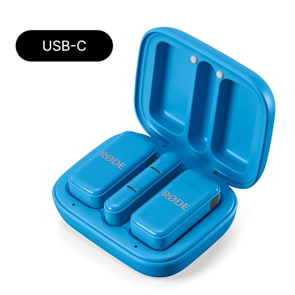 RODE(ロード) ワイヤレスマイクロ USB-C ブルー / スマホ向けワイヤレスマイク / WIMICROCBLU