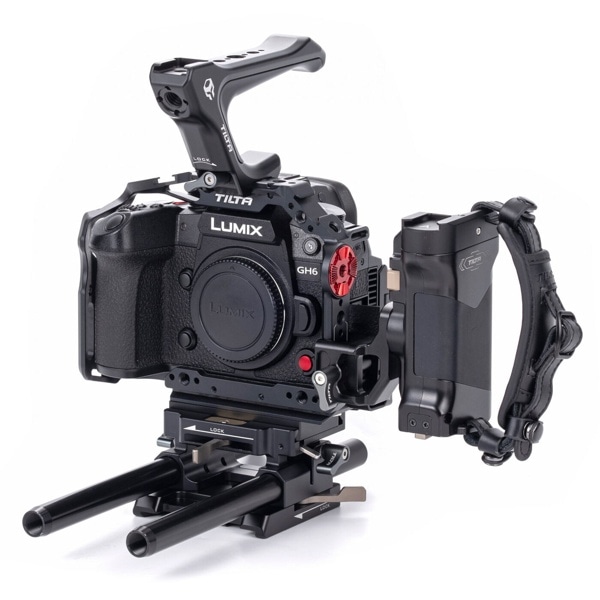 TILTA(ティルタ) Panasonic GH6 ベーシックキット カメラケージ ブラック TA-T15-A-B(Panasonic GH6  ベーシックキット): カメラリグ・サポート 銀一オンラインショップ | 撮影用背景-プロフェッショナル映像・撮影機材専門店