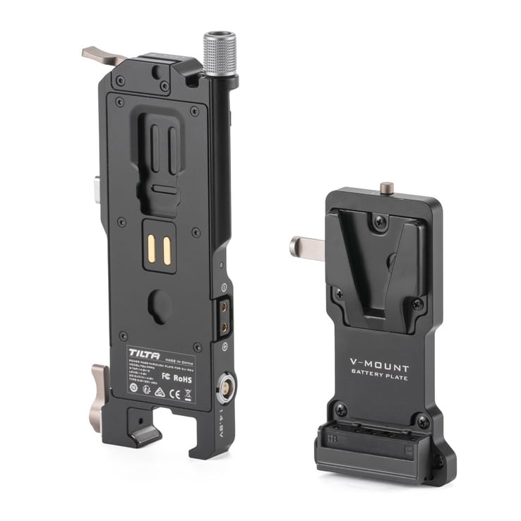 TILTA(ティルタ) DJI RS 4用 パワーパススループレート & Vマウントバッテリープレート TGA-PPK3-V