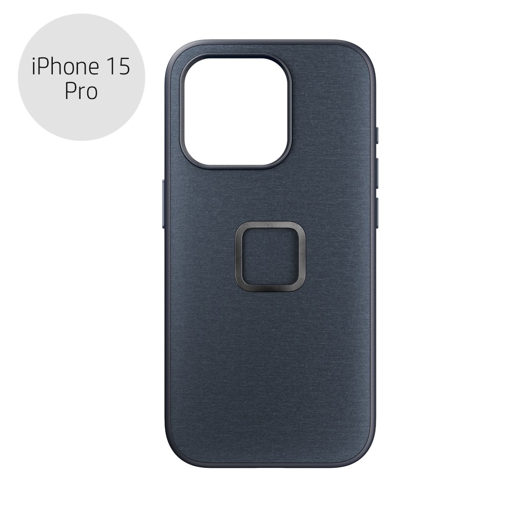 【8/25-キャンペーン】Peak Design(ピークデザイン) エブリデイ ケース iPhone 15 Pro V2 ミッドナイト / M-MC-BK-MN-2