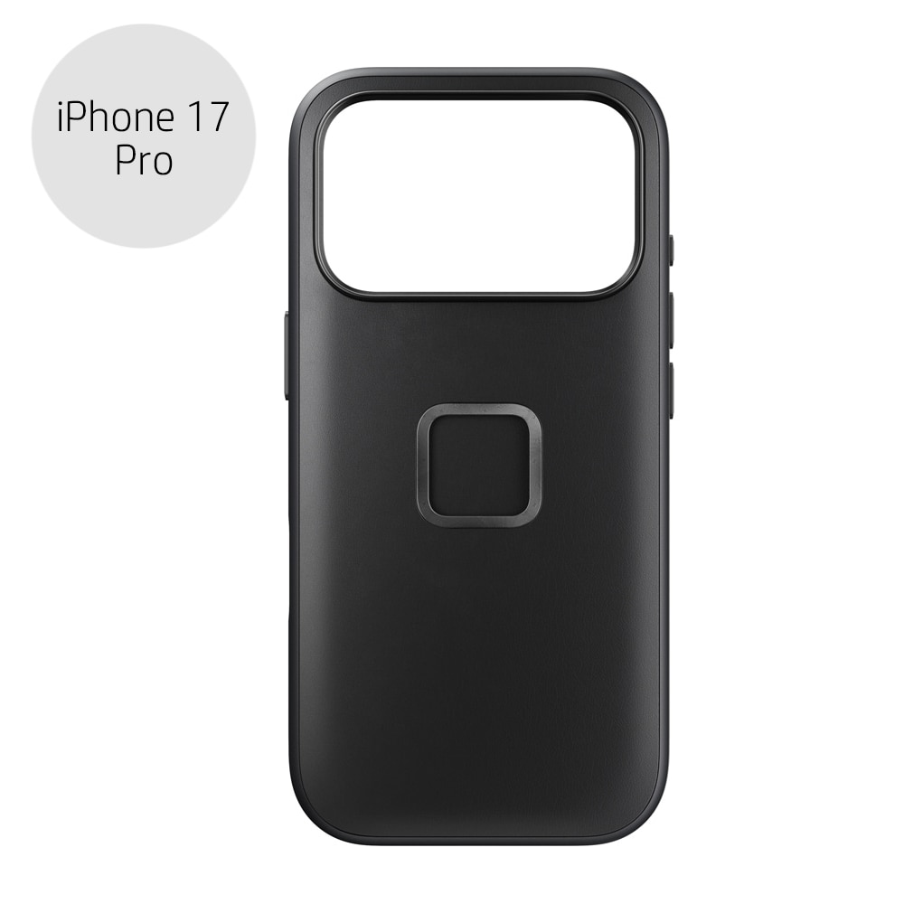 Peak Design(ピークデザイン) エブリデイ ケース iPhone 17 Pro ブラック / クラリーノ / M-MC-CF-BK-1