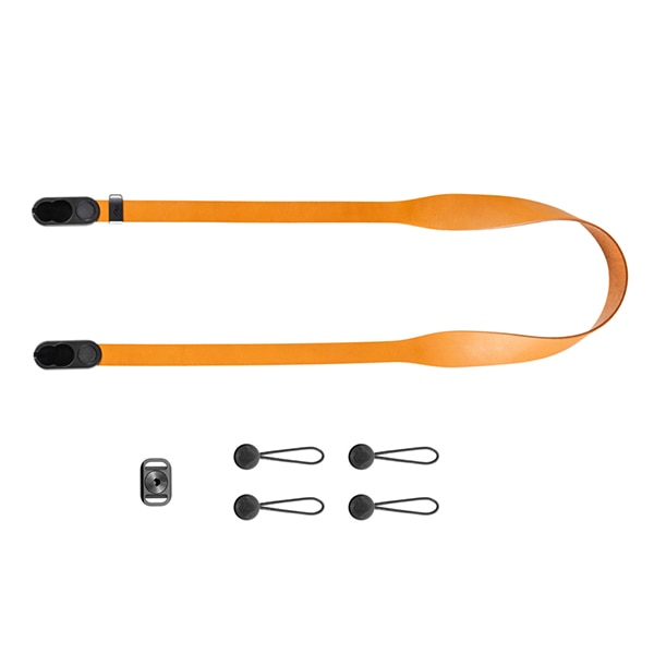 【予約受付中】Peak Design(ピークデザイン) フォーム レザー カメラストラップ ショート アンバー LRS-S-AM-1