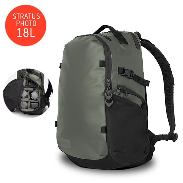 【予約受付中】WANDRD(ワンダード) ストラタス フォト 18L ワサッチグリーン STP18-WG-1R1