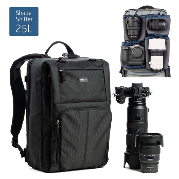【予約受付中】thinkTANKphoto(シンクタンクフォト) シェイプシフター 25L ブラック