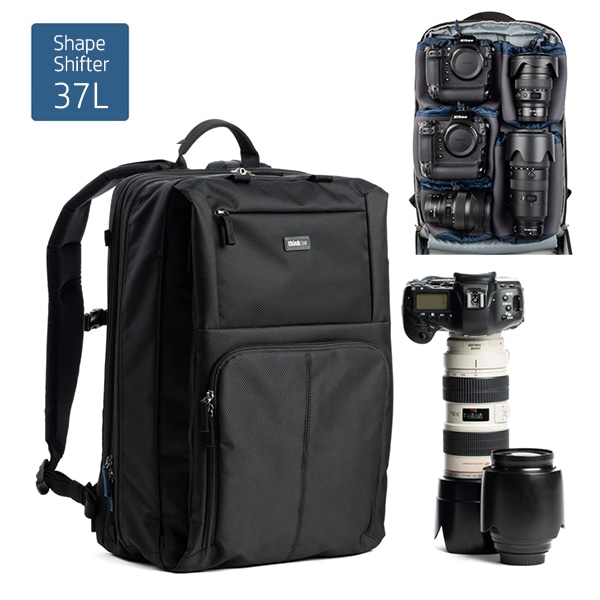 【予約受付中】thinkTANKphoto(シンクタンクフォト) シェイプシフター 37L ブラック