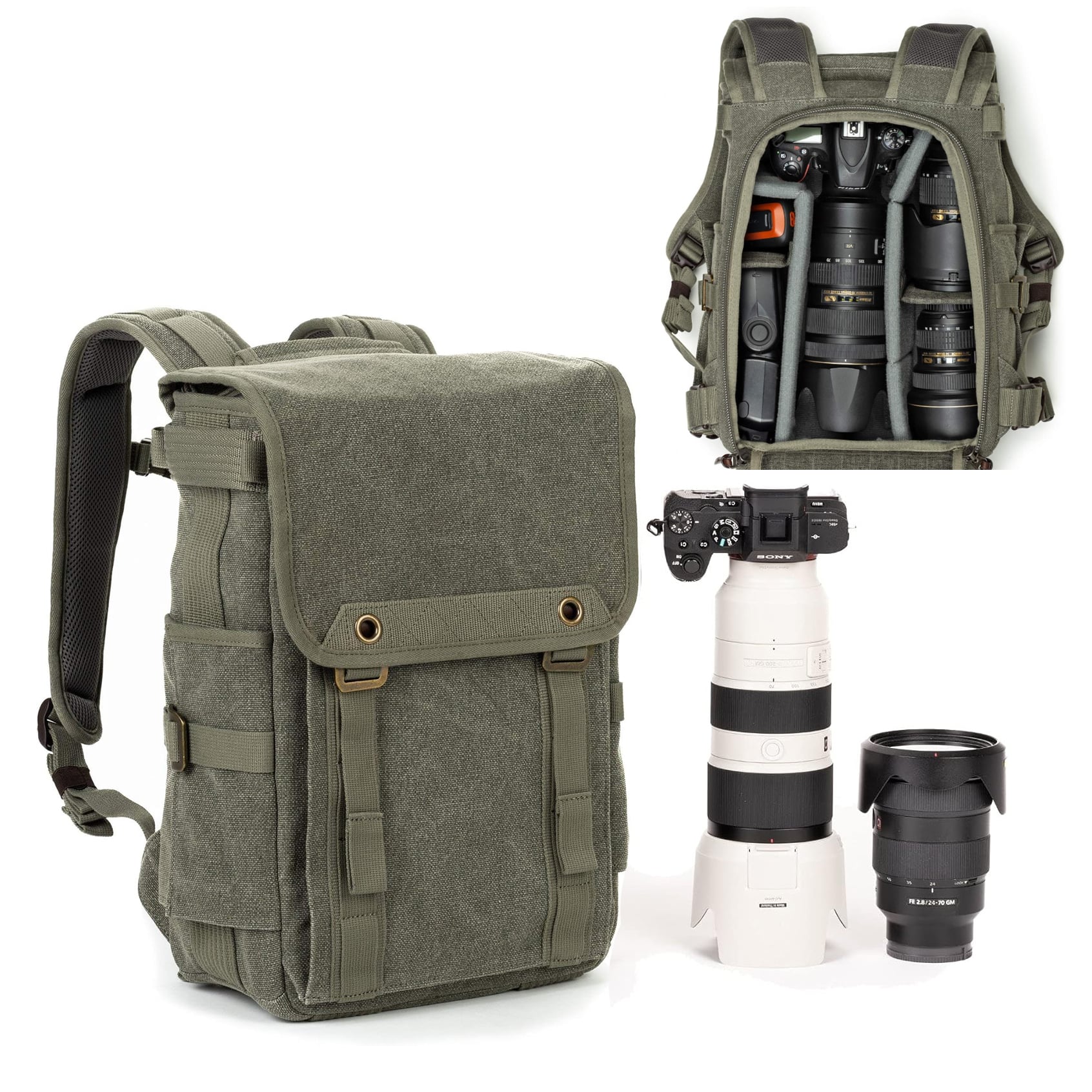 thinkTANKphoto(シンクタンクフォト) レトロスペクティブ バックパック 15 パインストーン