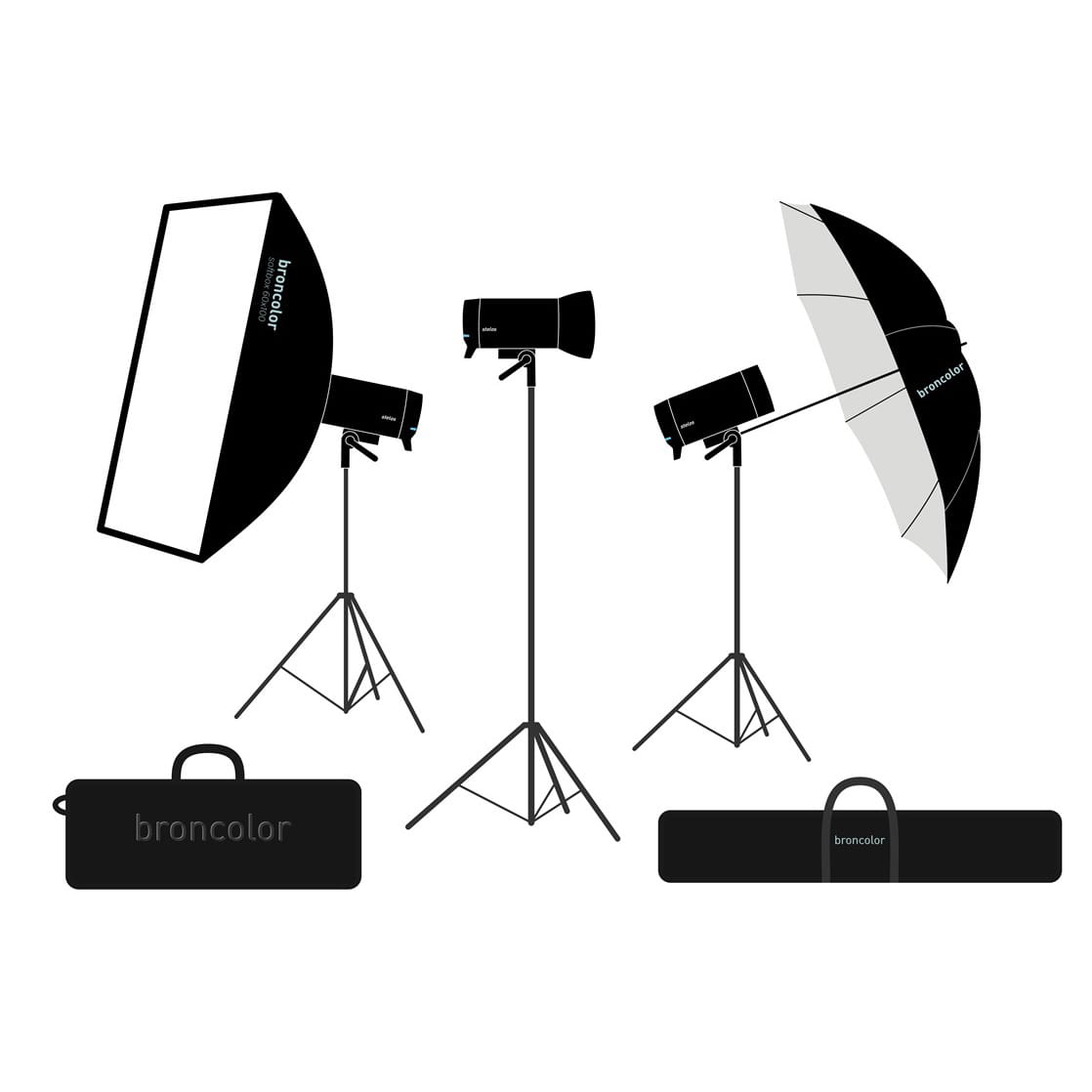 broncolor(ブロンカラー) Stelos 800L プロキット3 31.780.XX