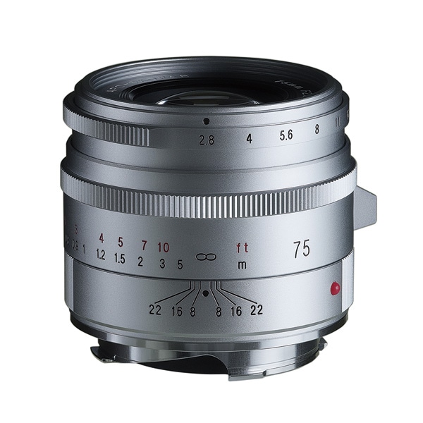 【予約受付中】Voigtlander(フォクトレンダー) APO-SKOPAR 75mm F2.8 VM シルバー