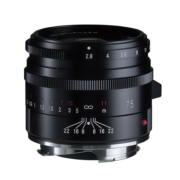 【予約受付中】Voigtlander(フォクトレンダー) APO-SKOPAR 75mm F2.8 VM ブラック