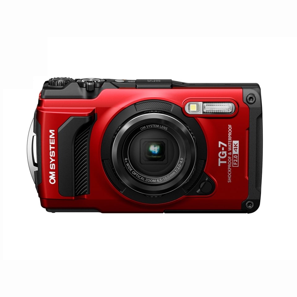 OM SYSTEM(オーエムシステム) Tough TG-7 防水コンパクトデジタルカメラ レッド