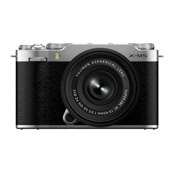 【入荷未定】FUJIFILM(フジフイルム) X-M5 XC15-45mmレンズキット シルバー