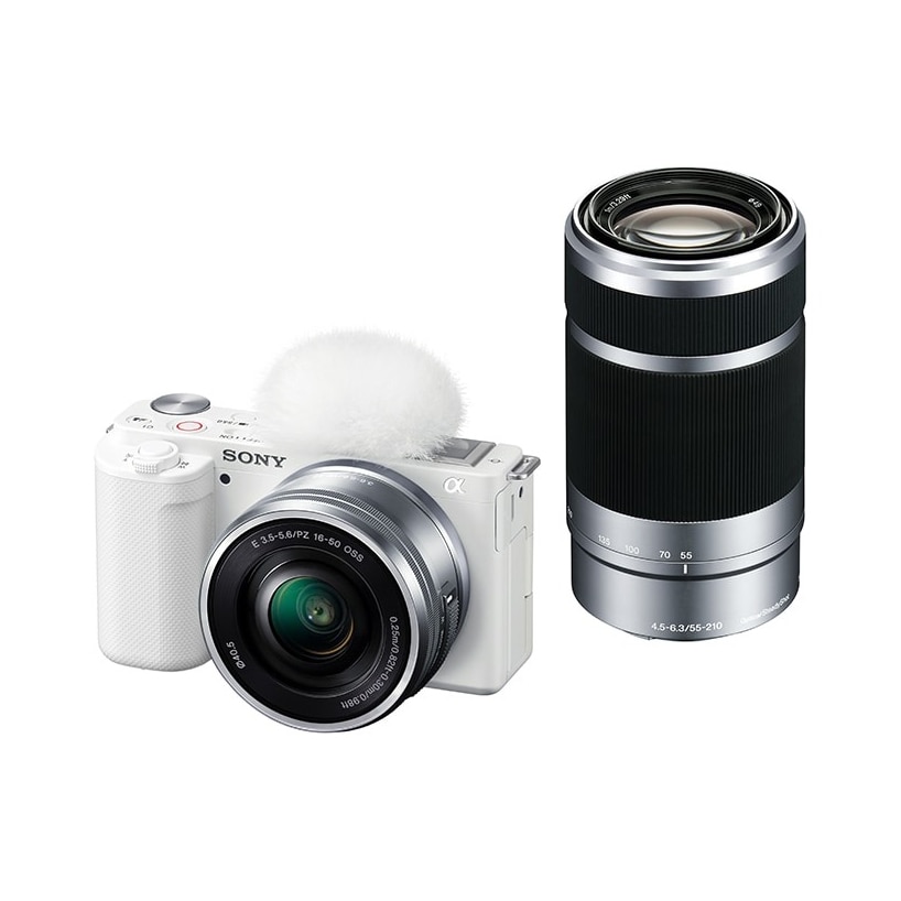 SONY(ソニー) VLOGCAM ZV-E10Y デジタル一眼カメラ ダブルズームレンズキット ホワイト ZV-E10Y(W)