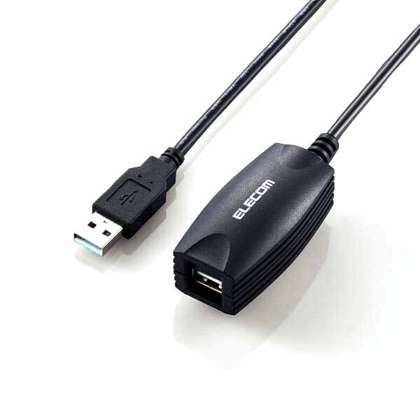 【OUTLET】ELLECOM(エレコム) USB2.0ケーブル 延長 5m USB2-EXB50/20240820