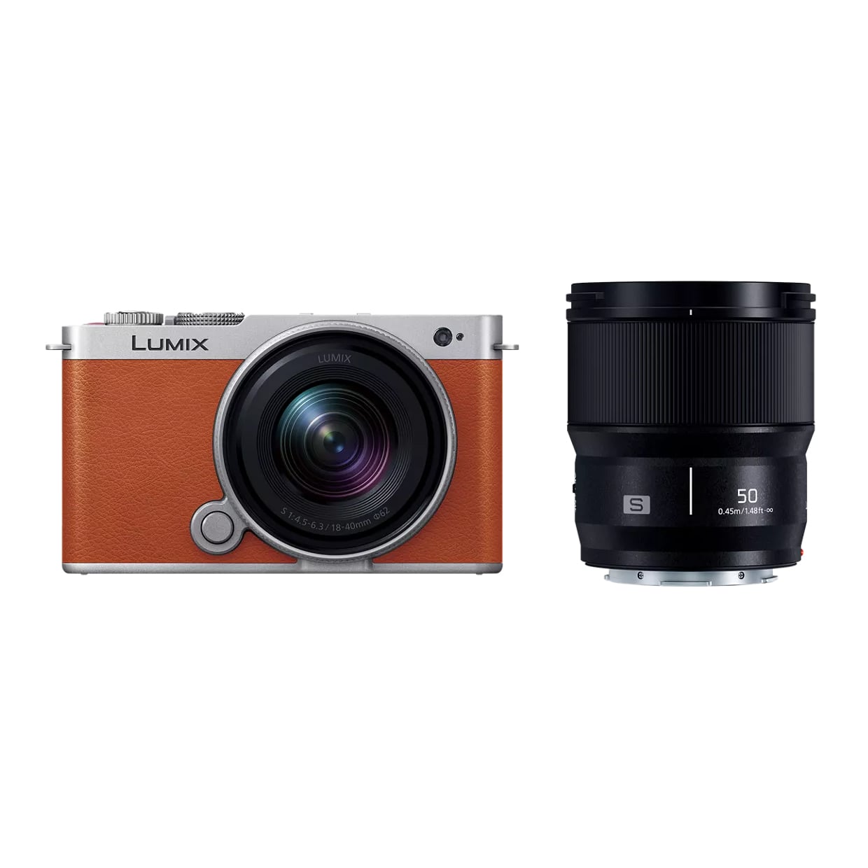 【-2026/1/12キャンペーン】Panasonic(パナソニック) LUMIX S9 ダブルレンズキット キャメルオレンジ DC-S9W-D