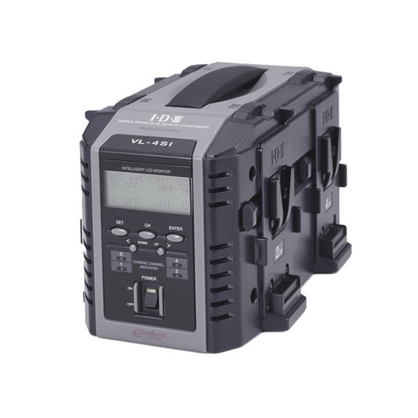 IDX(アイディーエクス) VL-4Si 液晶表示機能付4ch同時急速充電器
