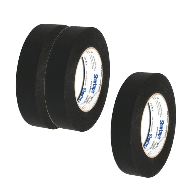 Shurtape(シュアーテープ) CP-743 ブラック 1インチ 24mm巾 3本セット