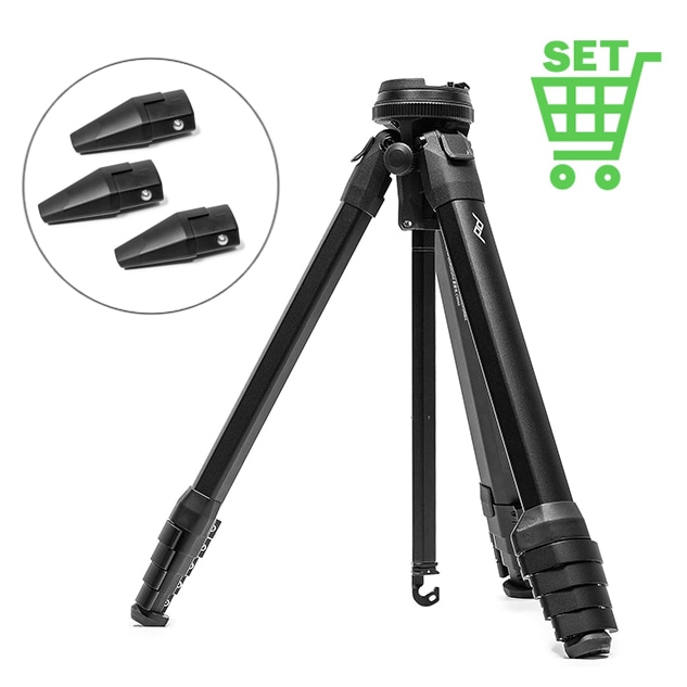 【セットキャンペーン】Peak Design(ピークデザイン) トラベル トライポッド アルミニウム+ウルトラライト コンバージョンキット CP-TRIPOD-A