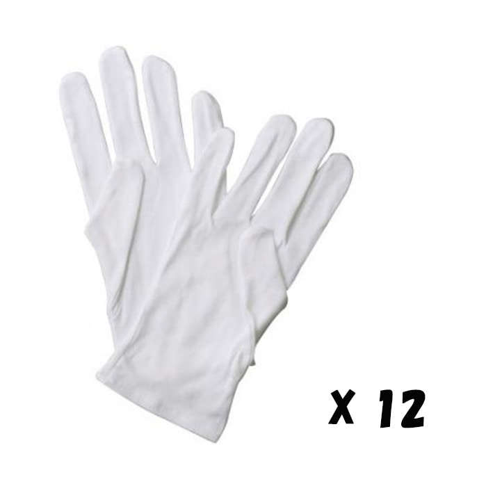 STUDIOSHOP(スタジオショップ) 白手袋 (12組入り)