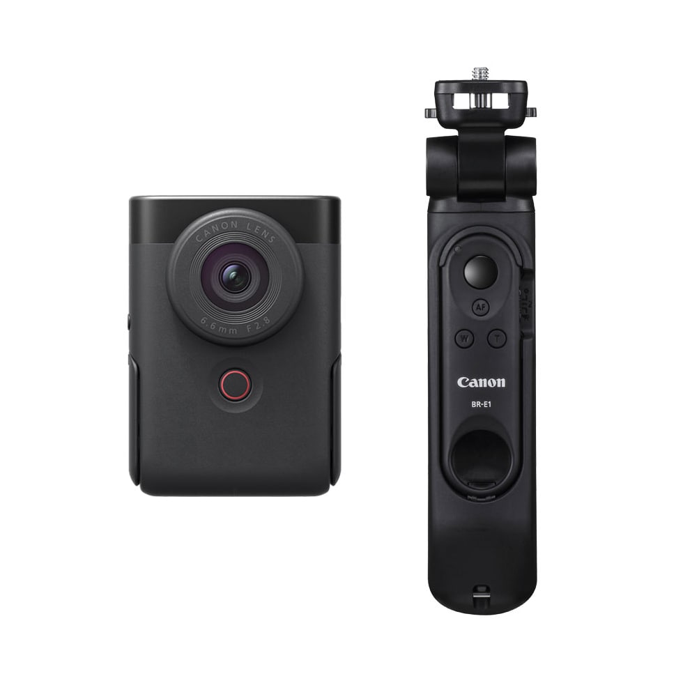 【2023年6月下旬発売予定】PowerShot V10 ポケットサイズVlogカメラ トライポッドグリップキット 5947C013