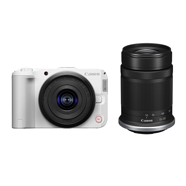 【予約受付中】Canon(キヤノン) EOS R50 V・ダブルズームキット ホワイト 6896C009