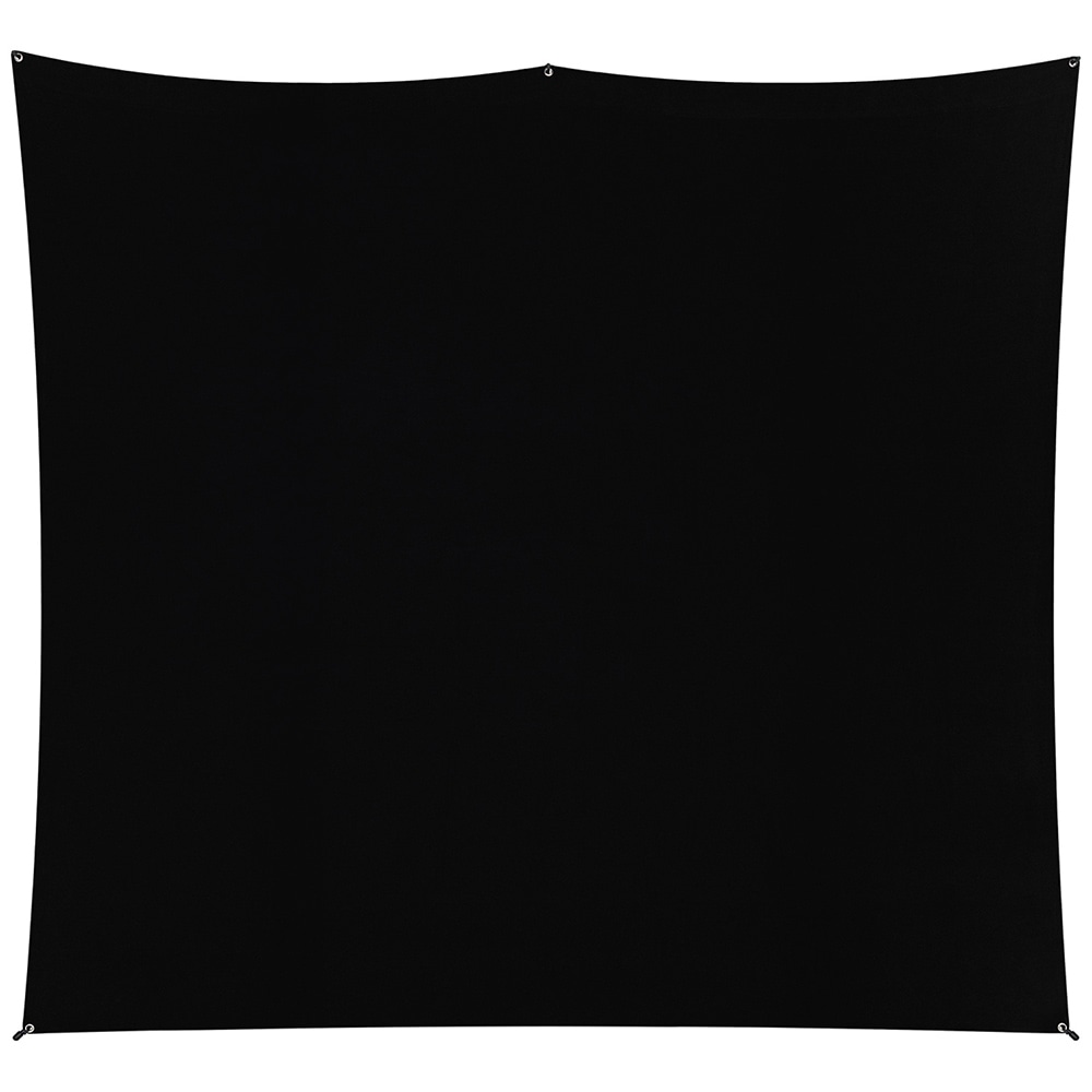 Westcott(ウェストコット) X-Drop Pro Wrinkle-Resistant 8x8'(2.44x2.44m) リッチブラック