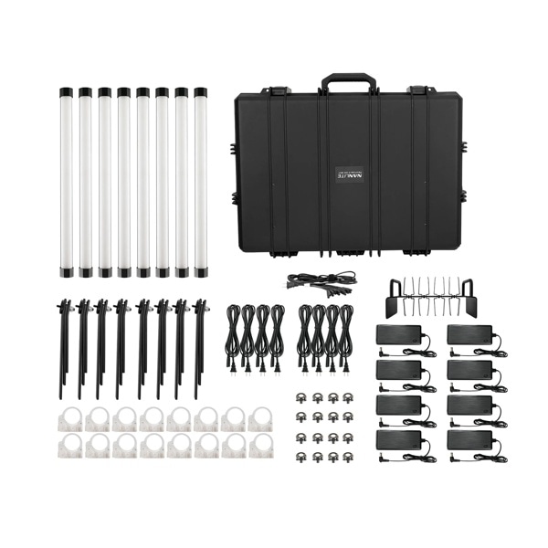 NANLITE(ナンライト) PavoTube II 15X チューブ型LEDライト 8本キット RGBWW 15-2021-8Kit