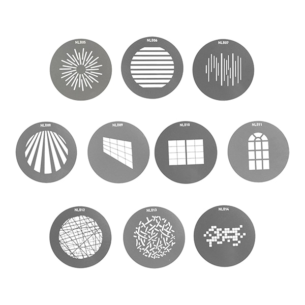 NANLITE(ナンライト) PJ-BM-19/36用 GOBO サイズ Bセット1 AS-GB-B-SET1