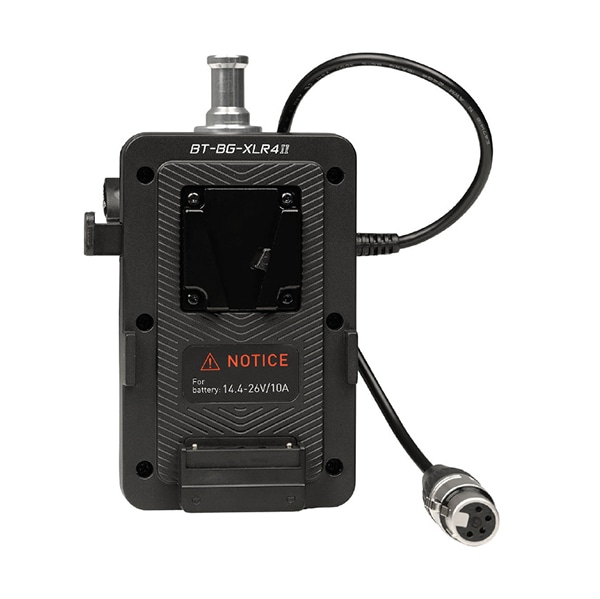 NANLITE(ナンライト) Vマウントバッテリーグリップ（4ピンXLRコネクター付き）BT-BG-XLR4II