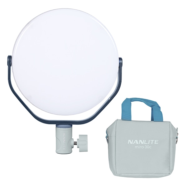 NANLITE(ナンライト) miro 30c フルカラー丸型パネルライト ミッドナイトブルー