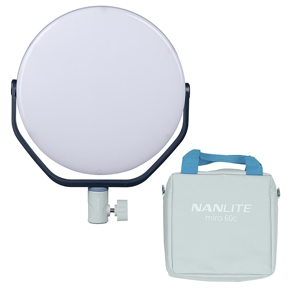 NANLITE(ナンライト) miro 60c フルカラー丸型パネルライト ミッドナイトブルー