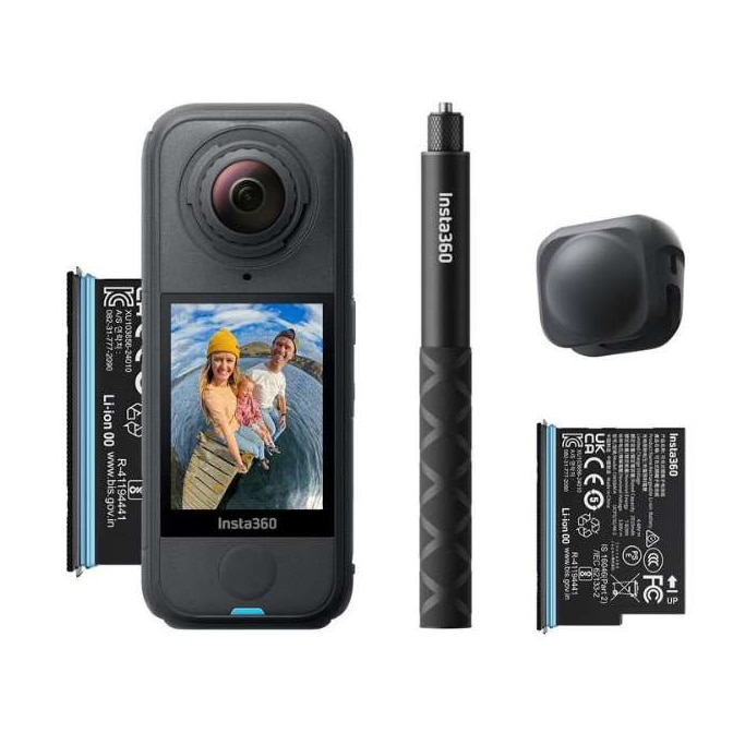 【-2/16キャンペーン】Insta360(インスタ360) Insta360 X4 Air スターターバンドル グラファイトブラック CINSAAFA-SE03