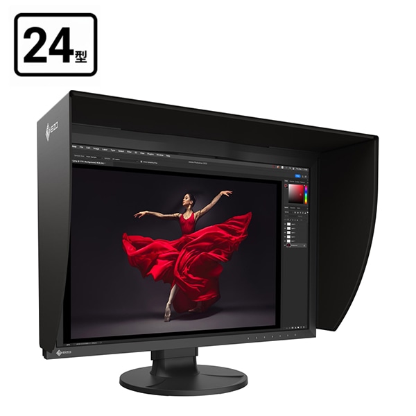EIZO(エイゾー) ColorEdge CG2400S 24.1型 カラーマネージメント液晶モニター(遮光フード付) ブラック CG2400S-BK