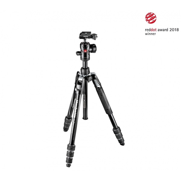 信託 Manfrotto 190go M-lock カーボンファイバー三脚4段 ブラック