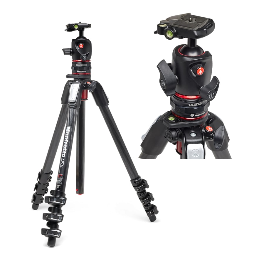 Manfrotto(マンフロット) 055 プロカーボン 4段三脚+XPRO自由雲台+MOVEキット MK055CXPRO4BHQR