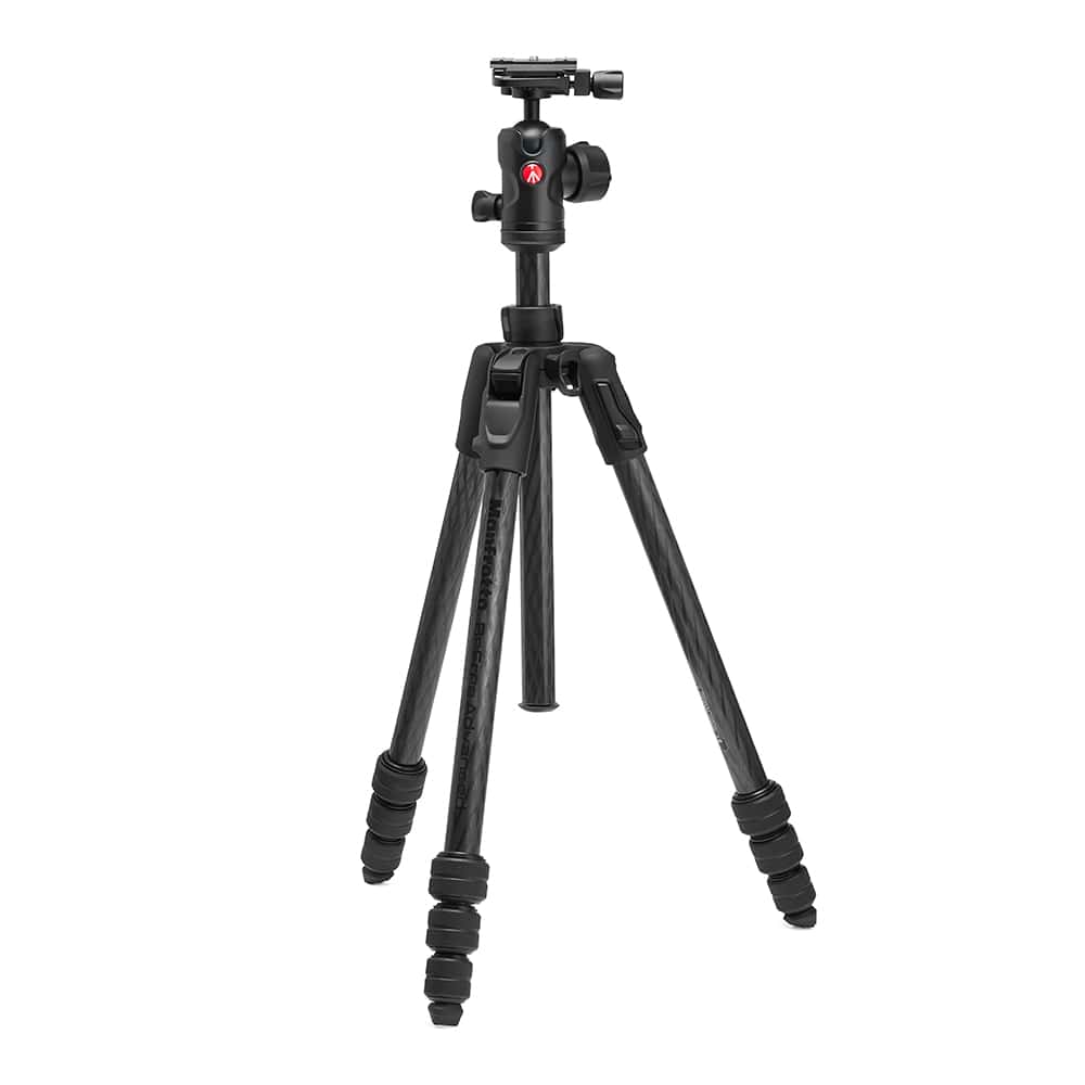 【予約受付中】Manfrotto(マンフロット) befree アドバンス AS ツイストカーボン 三脚キット MKBFRTC4FB-BH