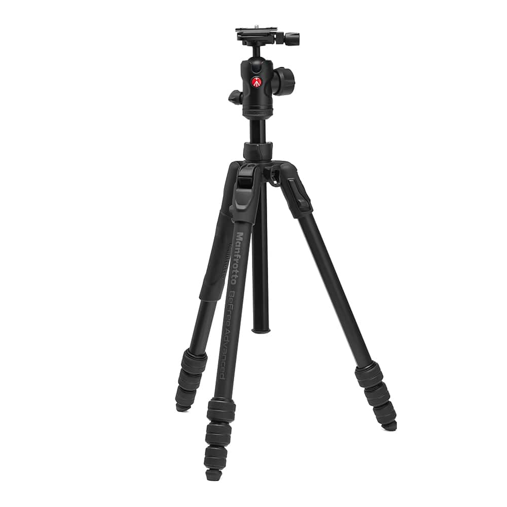 【予約受付中】Manfrotto(マンフロット) befree アドバンス AS ツイストアルミ 三脚キット MKBFRTA4FB-BH