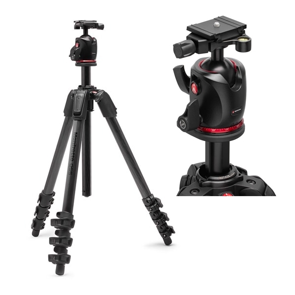 Manfrotto(マンフロット) 055プロカーボン三脚4段+Q6付きXPROボール雲台キット MK055CXPRO4-Q6T