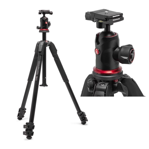 Manfrotto(マンフロット) 190プロアルミ三脚3段+Q6付きボール雲台キット MK190X3-Q6T