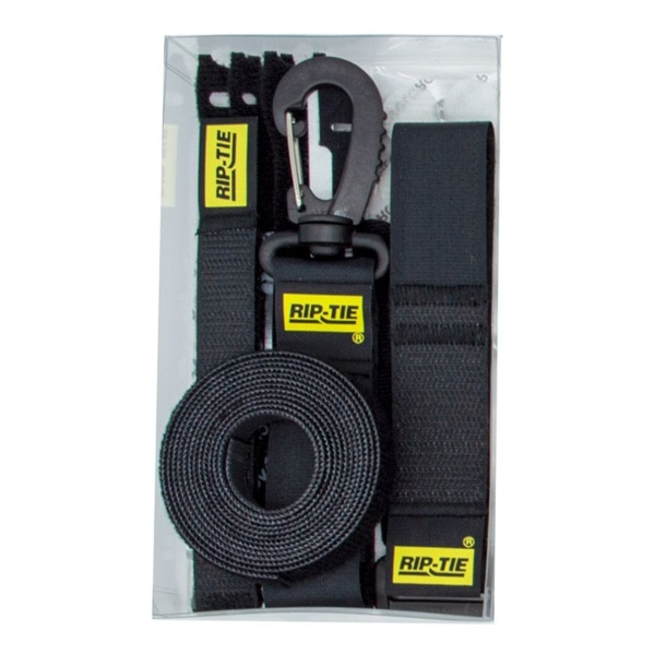 RIP TIE(リップタイ) デスク周りケーブル管理セット ミディアムパック ブラック CR-M-BK
