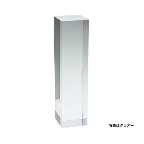 アクリル四角柱 40x40xH80mm クリアー