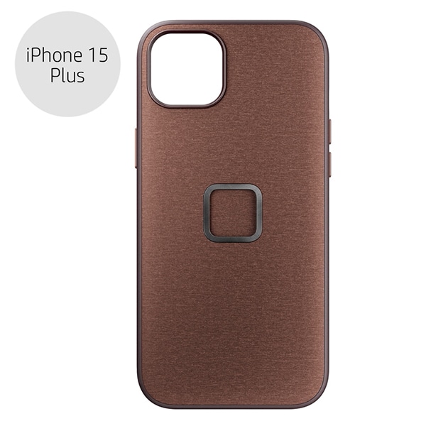 【8/25-キャンペーン】Peak Design(ピークデザイン) エブリデイ ケース iPhone 15 Plus レッドウッド / M-MC-BJ-RD-1