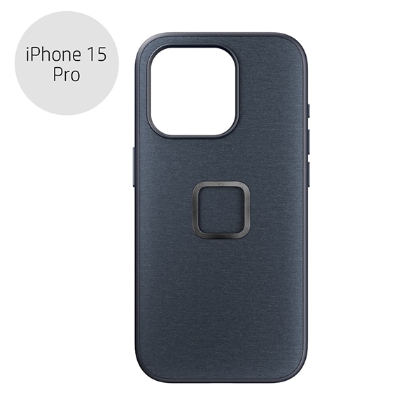 【8/25-キャンペーン】Peak Design(ピークデザイン) エブリデイ ケース iPhone 15 Pro V2 ミッドナイト / M-MC-BK-MN-2
