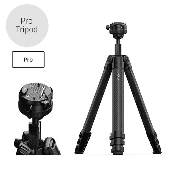 Peak Design(ピークデザイン) プロ トライポッド カーボン / 4段カーボン三脚 / PT-S-BK-1